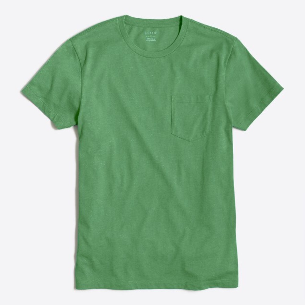 NWT- J. Crew Men’s Short Sleeve Green Tee L